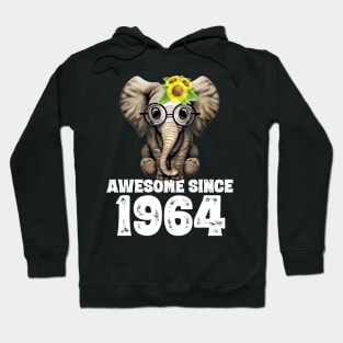 Awesome since 1964 56 Years Old Bday Gift 56th Birthday Hoodie